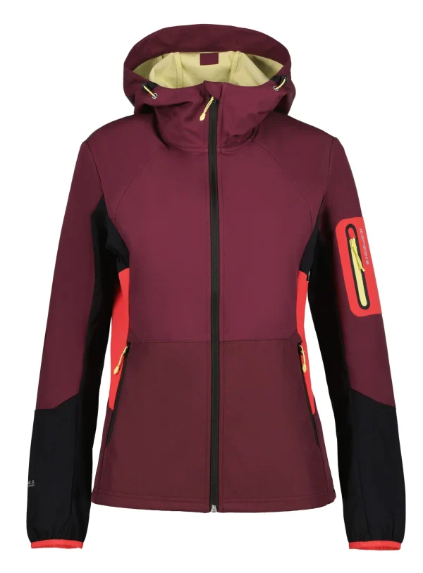 Softshell-Takit>ICEPEAK Braden Burgundinpun.